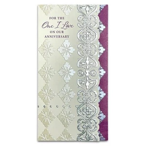 Elegant OUR ANNIVERSARY Card, "Looking Back" by American Greetings +✉ - Picture 1 of 5