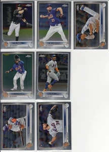2022 Topps Chrom New York Mets KOMPLETTSET Alonso/Scherzer/deGrom/Lindor - Bild 1 von 2