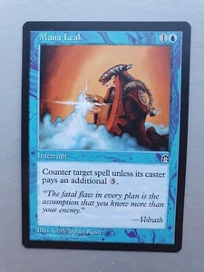 Mana Leak , MTG Stronghold (1998). Common Blue Instant NM - Picture 1 of 2
