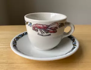 Shenango China SCHELLHASE'S RESTAURANT BALTIMORE Cup & Saucer Set #1 - VGUC - Picture 1 of 9