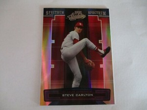 2005 Playoff Absolute Spectrum Steve Carlton Card #191 Serial #128/150