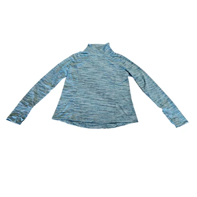 Top deportivo Cascade azul jaspeado para mujer ropa deportiva talla mediana  Foto 1 de 4