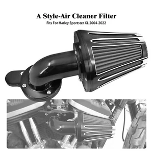 Sucker Cone Air Cleaner Filter Gray Element For Harley Sportster 883 1200 04-22 - Picture 1 of 15
