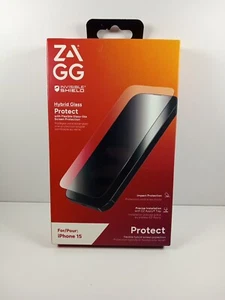 ZAGG InvisibleShield iPhone 15 Displayschutzfolie Hybridglas - Bild 1 von 6