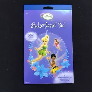 Disney Fairies Sticker Book / Stickerland Pad 8 Pages 576 stickers St-171-G2 - Picture 1 of 10
