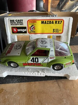BBurago 1983 Mazda RX7 Opening Doors Die-Cast 1/24 Rare - Image 1 of 4