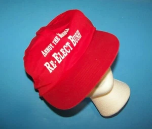 Bush Vintage Baseball Type Cap 1990's   Annoy The Media Re-Elect Bush - Picture 1 of 4
