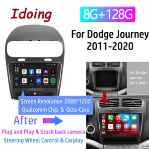 Autoradio Lettore Navigazione GPS WIFI per Dodge Journey 2012-2020 - Foto 1 di 20