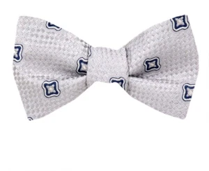 Men's 100% Silk Designer Self Tie Woven Bowtie- NWT - Picture 1 of 3