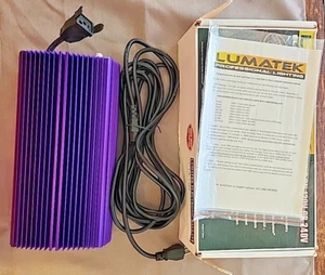 Lumatek Electronic Ballast LK1000 120/240V Dimmable 1000W SUPER LUMENS Cord - Picture 1 of 8