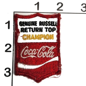 Coca Cola Russell Return Top Patch Yo-Yo Champion Vintage Embroidered - Picture 1 of 1