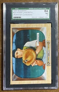 1955 Bowman # 50 Hobie Landrith SGC 7 NM - Bild 1 von 2