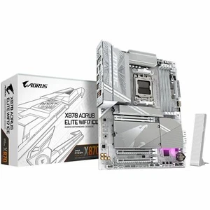 Gigabyte X870 AORUS ELITE WIFI7 ICE Ultra Durable Gaming Desktop Motherboard - Picture 1 of 12