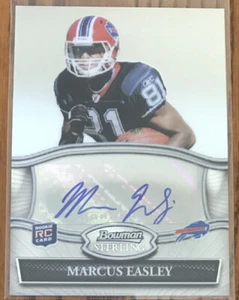 2010 Bowman Sterling Autograph Marcus Easley BSA-ME Buffalo Bills - Picture 1 of 2
