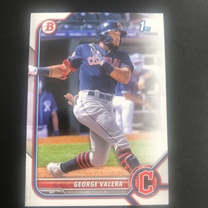 2022 Bowman Prospects George Valera G32 Cleveland Guardians #BCP-22
