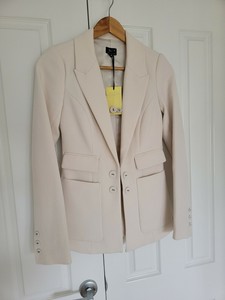 bardot white blazer