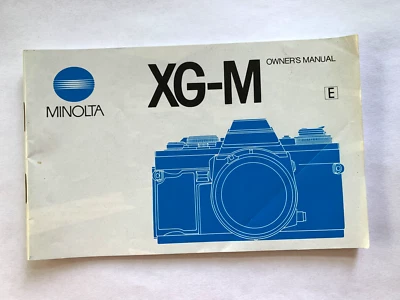 Instrucciones del manual del propietario Minolta XG-M Foto 1 de 3