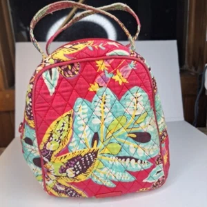 Vera Bradley Va Va Bloom Blumenmuster Brotzeittasche Thermo Reisetasche oberer Griff - Bild 1 von 8