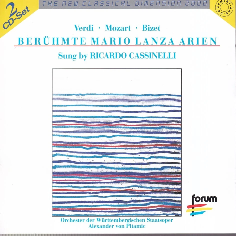 Berühmte Mario Lanza Arien [Audio CD] Various - Bild 1 von 1