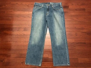 CARHARTT JEANS MENS 36 x 30 BLUE STRAIGHT RELAXED FIT WORK PANTS CONSTRUCTION - Picture 1 of 8