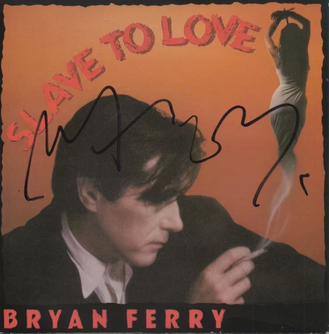 BRYAN FERRY Signed 7" Record Sleeve ROXY MUSIC COA Cover