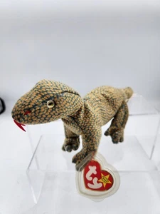 Ty Beanie Babies SCALY the Komodo Dragon Lizard Stuffed Animal Toy Monitor 1999 - Picture 1 of 11