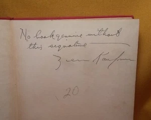 Profitable Showmanship signiert von Zenn Kaufman Juli 1940 vierter Druck HC - Bild 1 von 11