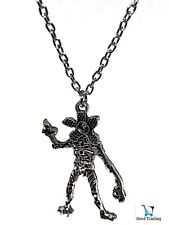Stranger Things Demogorgon Silver Necklace Pendant Charm Gift Hell Fire Eleven
