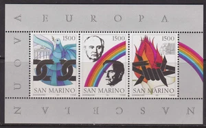 San Marino mint s/s - Birth of New Europe 1991 MNH - Picture 1 of 1