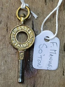 Emanuel Southampton Watchmaker Jeweller Size 5 Key - Picture 1 of 3