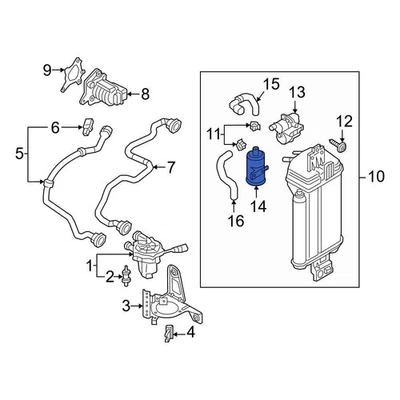 For Audi A3 Quattro 2020-2024 Audi 5C0906621 Vapor Canister Filter - Image 1 of 4