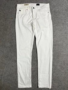AG Adriano Goldschmied Jeans Womens 27R White The Stilt Cigarette Leg Made USA - Picture 1 of 13