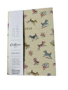 Cath Kidston A6 2026 Stofftagebuch Woche/Monat zur Ansicht ~ Billie & Friends - Bild 1 von 5