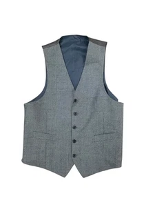 Lauren Ralph Lauren Mens Classic fit Button-Up Suit Vest Small Green Solid - Picture 1 of 3