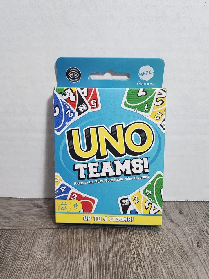 Mattel HXT58 UNO Teams Playing Cards