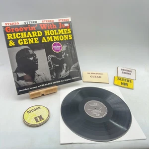 Richard "Groove" Holmes & Gene...- Groovin' With Jug EX/NM Ultrasonic Clean - Imagen 1 de 4