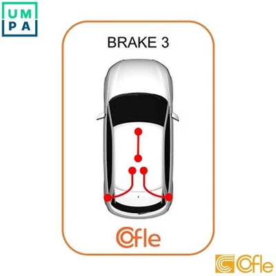 CABLE PULL PARKING BRAKE 92.1.NI005 FOR NISSAN MR16DDT 1.6L K9K636/896 1.5L 4cyl - Image 1 of 4