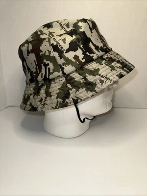 Sombrero Cubo Concurso Energético Camuflaje Adulto Talla Única Ajustar Correa Exterior Foto 1 de 4