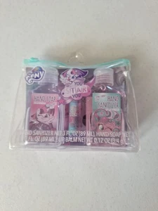 Juego de 3 bolsas de viaje higiénicas MY LITTLE PONY jabón de manos bálsamo labial cereza mochila - Imagen 1 de 1