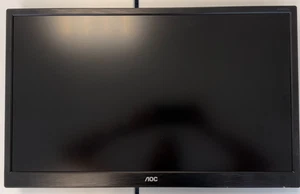 AOC M2470Sw HD 24 inch HD HDMI LED Monitor Screen Only Used Good Condition - Picture 1 of 3