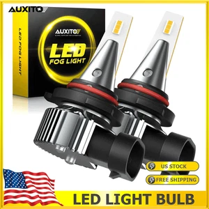 2X AUXITO H10 9140 LED Fog Bulb Light Conversion DRL Kit Lamp Golden Yellow - Picture 1 of 11