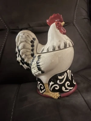 Tarro de galletas de pollo vintage Foto 1 de 3