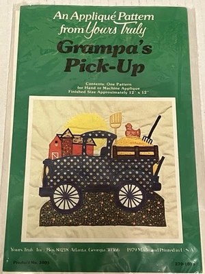 Grampa's Pick-up 贴花图案 Yours Truly 12 x 12 — 第 1/4 张图片