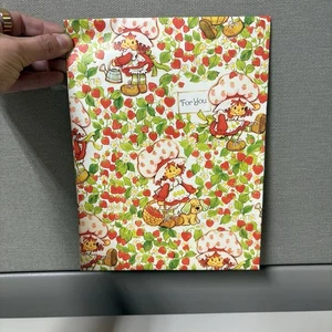 Vintage Strawberry Shortcake Wrapping Paper - Picture 1 of 2
