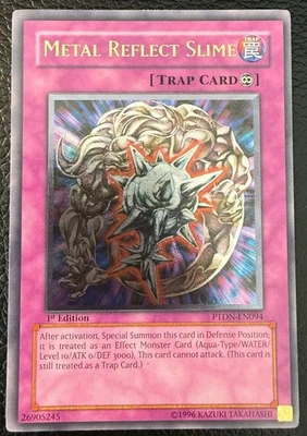 YUGIOH METAL REFLECT SLIME ULTIMATE RARE 1ST EDITION PTDN-EN094 NM - Image 1 of 4