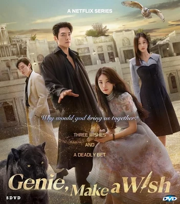 DVD Genie, Make A Wish (2025) | English Subtitle | Korean Drama | Free Region CD Foto 1 de 4