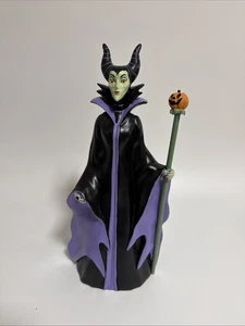 Disney Villains MALEFICENT Halloween Figurine w/ Jack O’ Lantern Staff 12" Tall - Picture 1 of 6