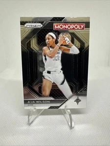 2024 Panini PRIZM Monopoly WNBA AJA WILSON #WNBA3 LAS VEGAS ACES - Picture 1 of 2