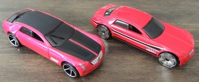 Hot Wheels Cadillac V16 V-16 Lote Suelto de 2, Pink Treasure Hunt, Rojo Foto 1 de 4