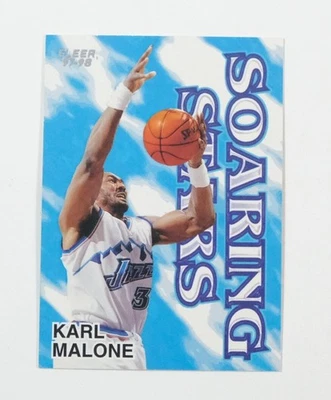 1997-98 Fleer Basketball Soaring Start 13 Of 20 SS Karl Malone  - Image 1 of 2